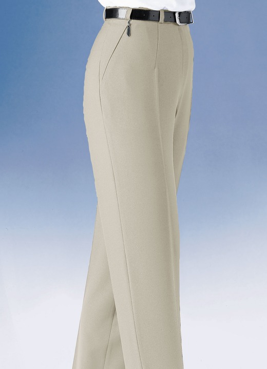 Broeken - Broek met riem, in Größe 018 bis 092, in Farbe H'BEIGE Ansicht 1