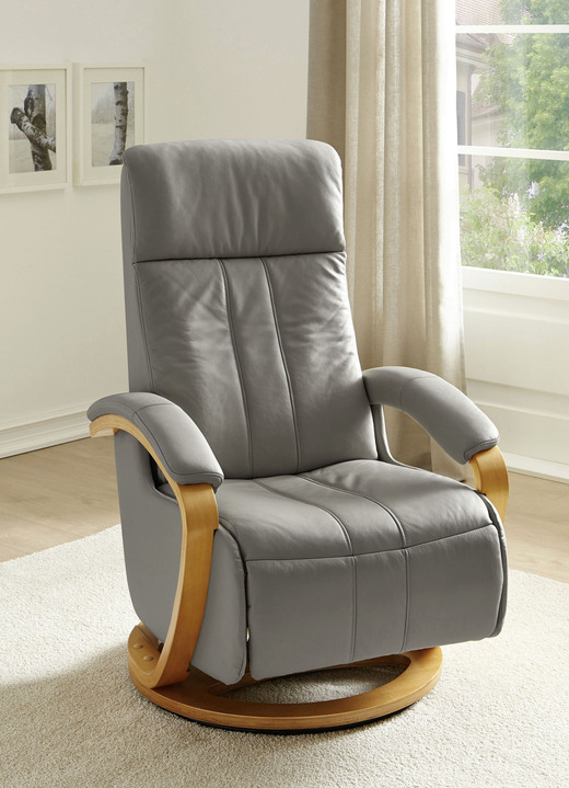 TV fauteuil / relaxfauteuil - Relaxfauteuil met voetsteun, in Farbe GRIJS Ansicht 1