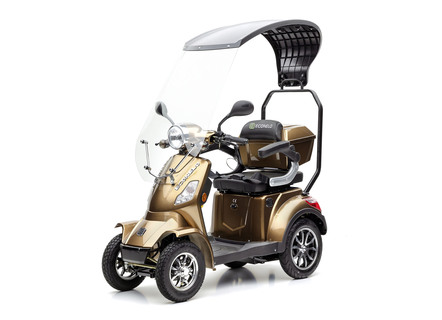 Econelo accu quad J4000 met wind- en weerbescherming