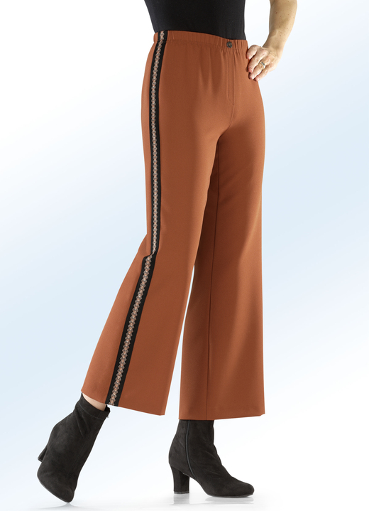 Broeken - Broek in trendy verkorte lengte, in Größe 018 bis 052, in Farbe TERRACOTTA Ansicht 1