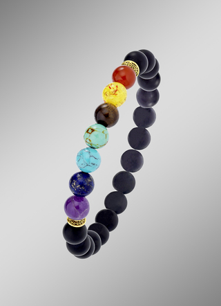 Elastische chakra-armband