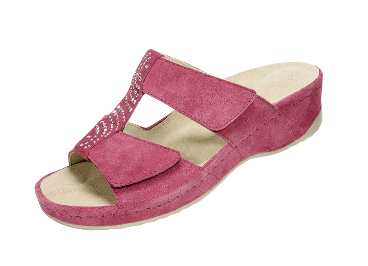 Sandalen & slippers - Muiltjes met klittenband van echt leer, in Größe 036 bis 042, in Farbe BESSEN Ansicht 1