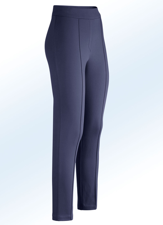 Broeken - Soft-stretch-broek, in Größe 017 bis 052, in Farbe MARINE Ansicht 1