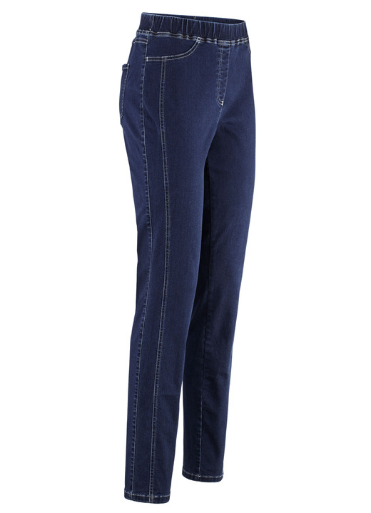 Broeken - Jeans met comfortabel aansluitend model, in Größe 018 bis 245, in Farbe DONKERBLAUW Ansicht 1