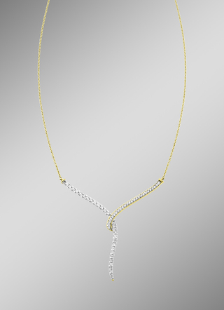 Elegante ketting met 53 diamanten