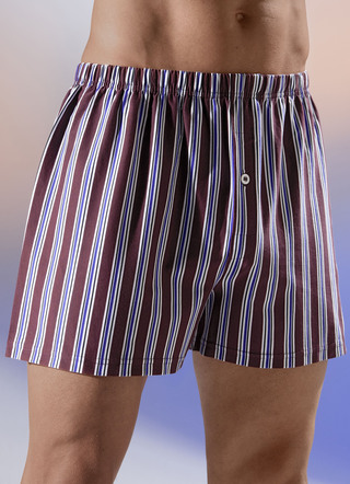 Set van vier boxershorts met elastische tailleband