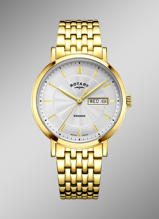 Kwartshorloges - Rotary quartz herenhorloge uit de Windsor serie, in Farbe  Ansicht 1