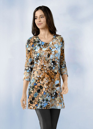 Longshirt met all-overprint