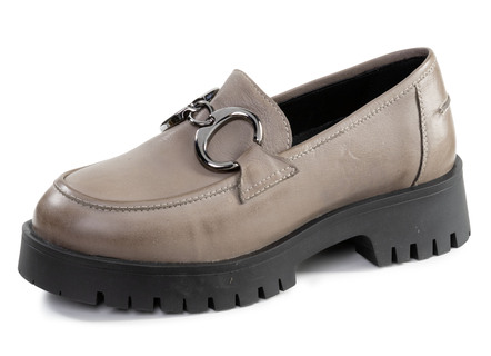 ELENA EDEN loafers met metalen sieraden