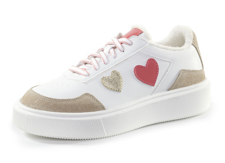 ELENA EDEN sneakers versierd met schattige hartjes