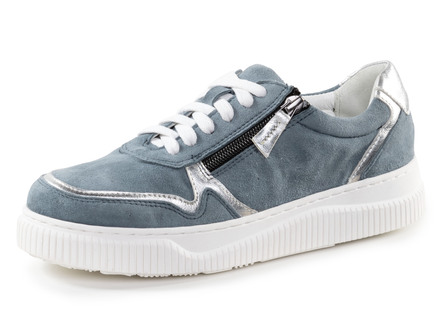 ELENA EDEN sneakers met contrasterende biezen