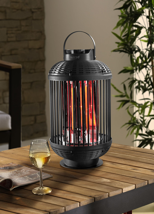 Tuingereedschap & accessoires - Draagbare tafelverwarmer van SUNRED, in Farbe ZWART Ansicht 1