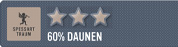 Logo_3Sterne_60Prozent Daunen