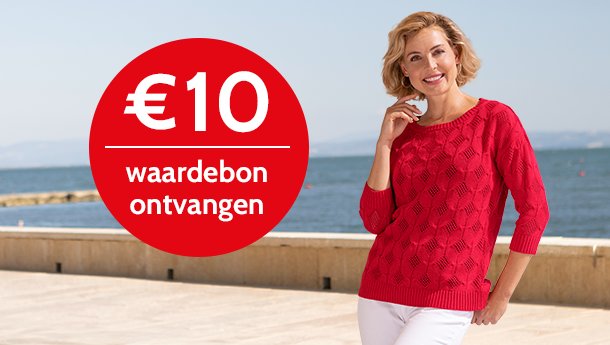 Newsletter 10 € Waardebon